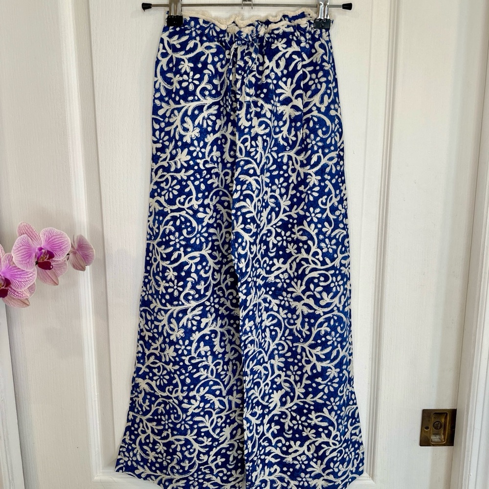 Zara Kids Blue and White Casual Bottoms (9)